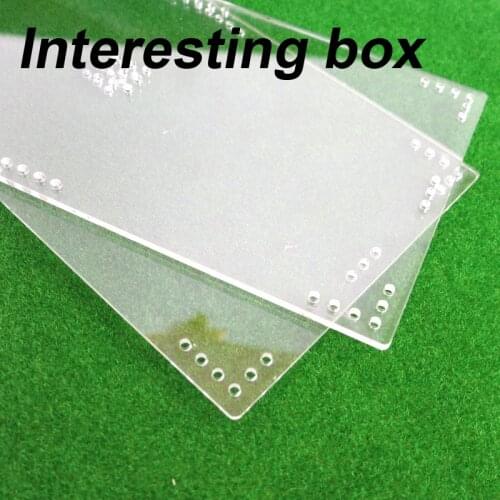 Perforated plate 100200 transparent DIY 4WD chassis