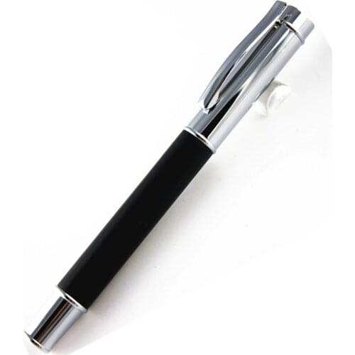 High Quality Black rosewood material roller ball pen Office School Stationery supplies luxury blance brand Writing pen gift