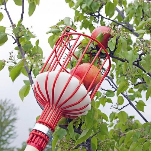 Garden tools Apple Peach Picking Farm Garden Picking Device Deep Basket Fruit Picker Head Convenient Fruit Picker Catcher