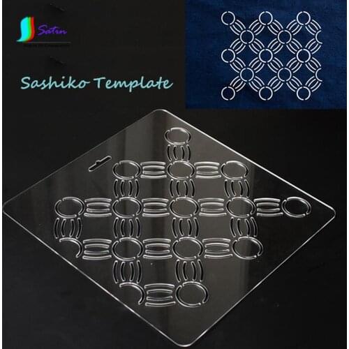 Sashiko Acrylic Template Patchwork Tool for Quilting Handmade DIY Sewing Accessory Template S0016H,5 Style for Choice