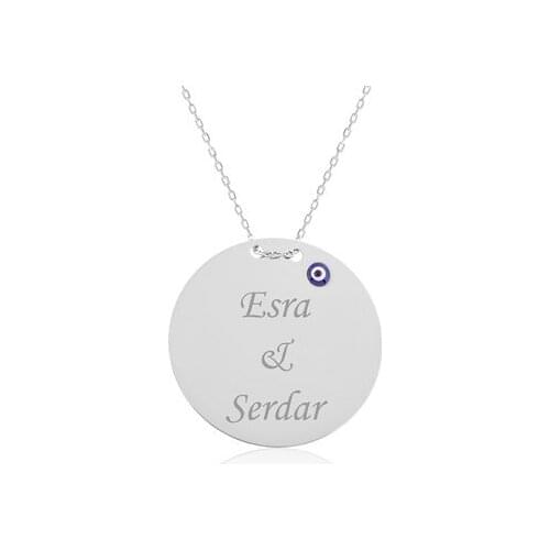 Silver Plate Is Necklace