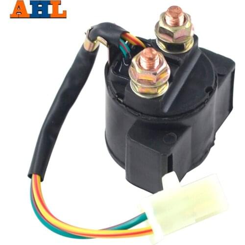 AHL Motorcycle Starter Relay Solenoid For YAMAHA RAPTOR 80 YFM80 02-08 SNOSCOOT SV80 Snowmobile 88-90 SRX250 SRX 250 87-88