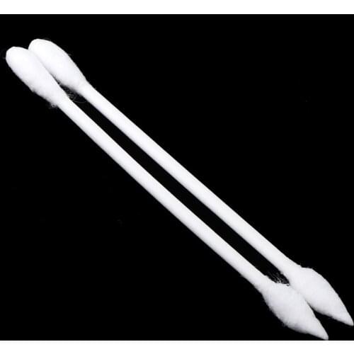 100% Pure Cotton Buds Cotton Swabs Wood Stick Cosmetic Cleansing 250pcs