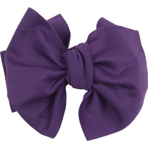 20pcs/Lot 4.5" Fashion Fabric Headwear Bows For DIY Boutique Hair Accessories Women Girls 10 colors