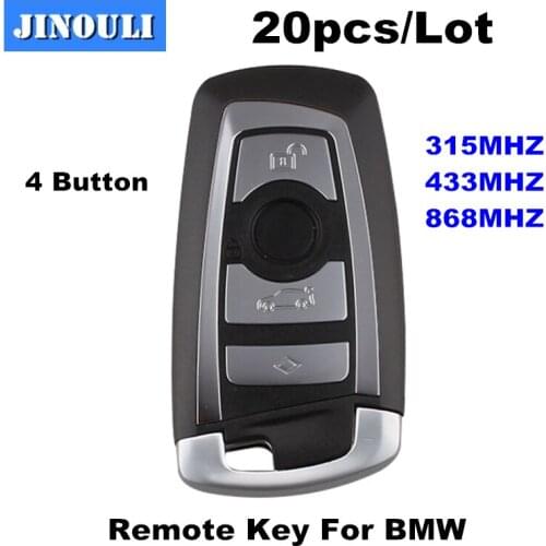 20pcs/Lot DHL Free Smart Remote Key Case for BMW 3 5 New 7 Series F CAS Series X5/X6/CAS4/520/525/528 Replacement Car Key blank