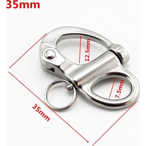 35mm ss304 grade snap shackle camera straps buckle/ bracelet shackles