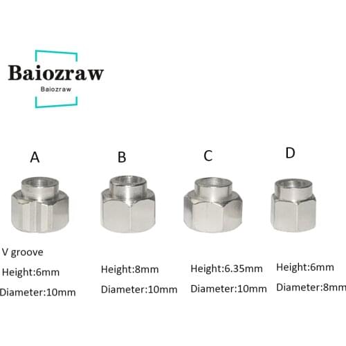 3D Printer Openbuilds Eccentric Spacer V Wheel Eccentric Column Isolation Screw Nut V-Slot Carbon Steel Nickel-plated Bore 5mm