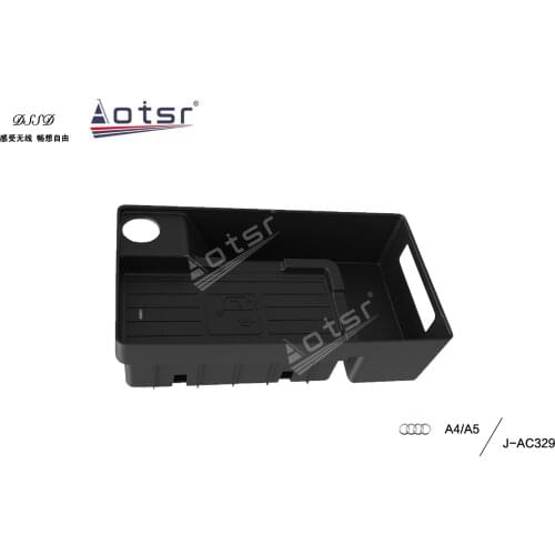 QI Car Wireless Charger For Audi A4/A5/S4/S5 2016-2018 Intelligent Infrared Fast Charging Phone Holder for iPhone Samsung Huawei