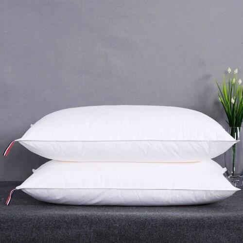 White Pillow Filling Neck Protector Pillow Core for Sleeping Bed Pillow 100% Cotton Cover Cushion Core Inner Home Textiles