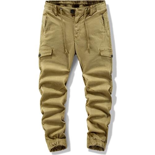 Cargo Pants Men 2021 Harajuku Streetwear Joggers Pants Fashion Trousers Gyms Fitness Casual Elastic Band Sweatpants Men Clothing