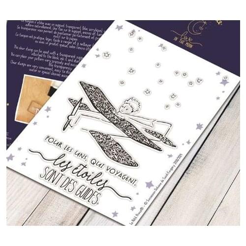 French / boy Transparent Clear Silicone Stamp/Seal for DIY scrapbooking/photo album Decorative clear stamp A0416