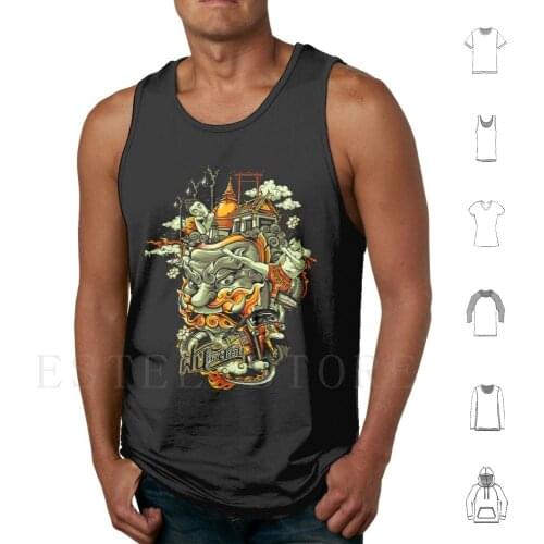 I Dream Of Siam Tank Tops Vest Asian Thailand Buddha Naga Bangkok Tuktuk Muay Thai Siam