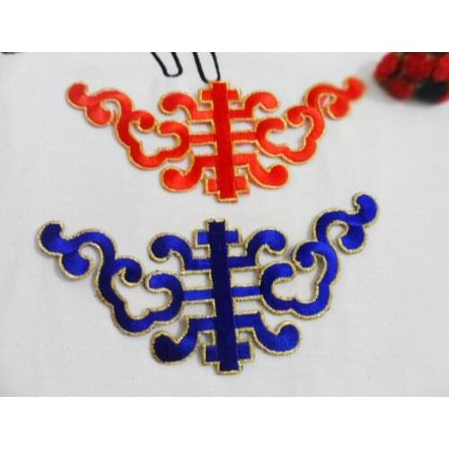 17*7 cm lace applique embroidered flower pieces iron on embroidery patches lace motifs for lady dresses
