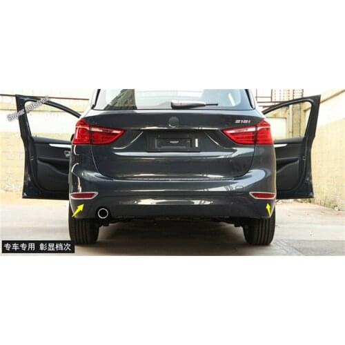 Lapetus For BMW 2 Series Tourer F45 F46 2015 - 2018 228i 7 Seat Model ABS Accessories Rear Tail Fog Lamp Cover Trim 2 Piece