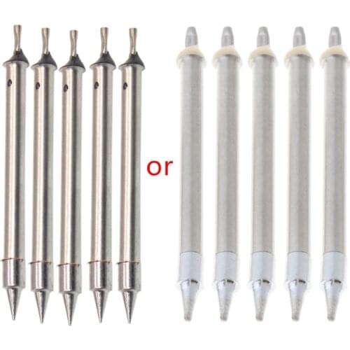 5pcs Soldering Iron Tip for USB Powered 5V 8W Electric Soldering Iron Replacement