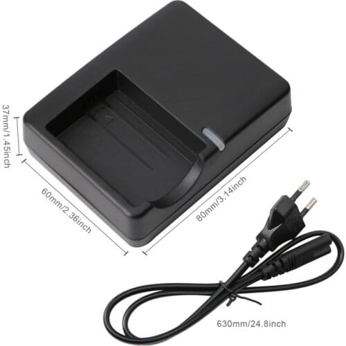 Black New LC E5E Battery Charger for Canon EOS450D EOS1000D LP E5 Lithium Battery EU Plug 63CM Line