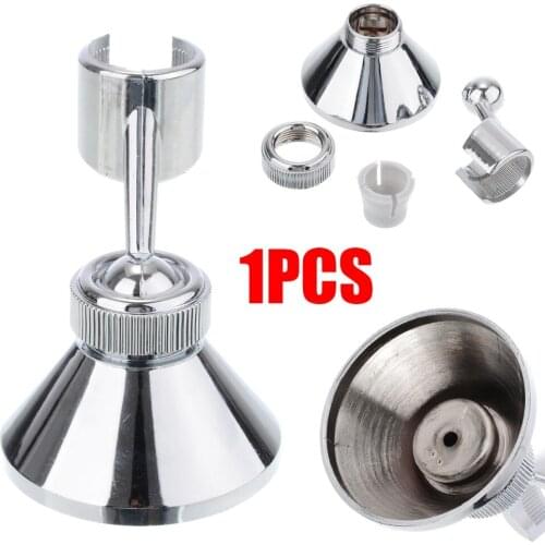 Adjustable Shower Head Holder Practical Wall Mounted Shower Head Stand Bracket Bathroom Sprayer Holder Home Tools