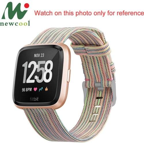 Canvas Watch Bands for Xiaomi Color Smartwatch 22mm Woven Fabric Strap Xiao mi Fitness Nylon Replacement Wristband for Women Men