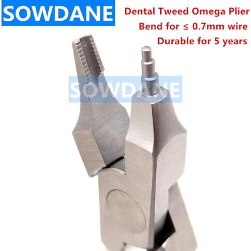 Dental Orthodontic Tweed Omega Loop Bending Forming Plier Stainless Steel Wire Bend Form Plier Dental Lab Laboratory Tool