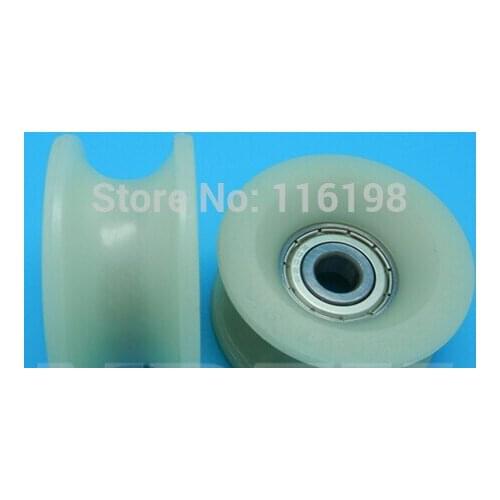 10pcs U groove ball bearing BS1056U 1056UU 6200ZZ 6200Z 6200 window and door bearing 10x56.5x27mm Guide white Pulley Sealed Rail