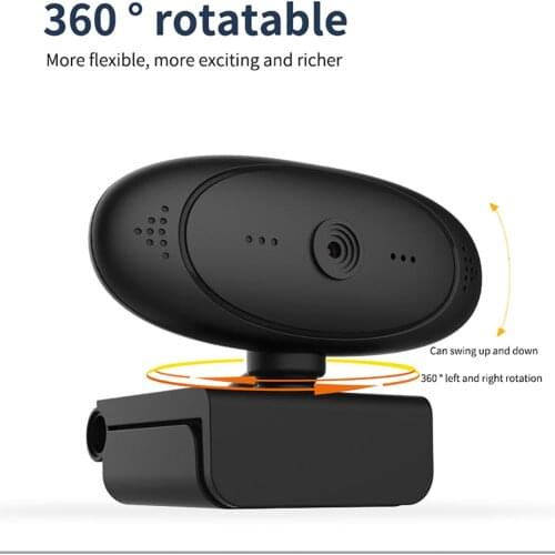 TISHRIC PC02 200W HD Pixel 1920x1080 Webcam 1080p Autofocus Web Camera With Microphone For Remote Video Conferencing