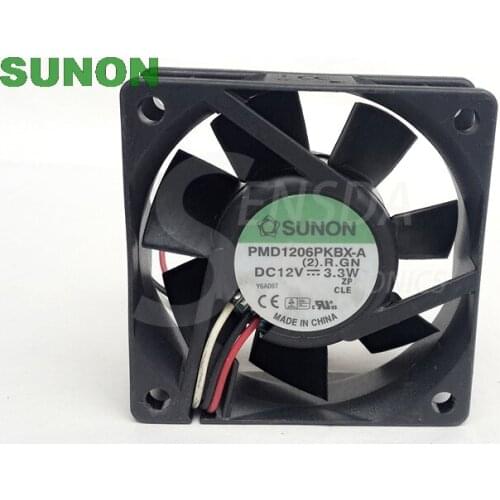 Original For Sunon PMD1206PKBX-A 60mm 6cm DC 12V 3.3W axial server inverter cooler cooling fans