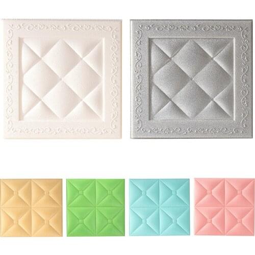 1pc XPE Self-Adhesive Panels 3D Wall sticker Modern Home Decor Decorative Foam Panel Wall Murals For Decors For Room Wallpaper