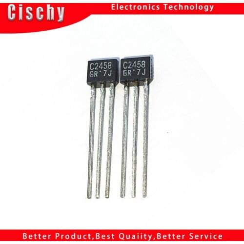 10pcs 2SC2458GR 2SC2458 C2458 TO-92S transistor
