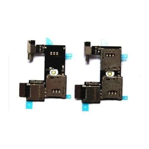 10Pcs For Motorola Moto G2 XT1068 XT1069 G3 3rd XT1540 XT154 SIM Card Reader Holder Micro SD Memory Socket Slot Tray Flex Cable