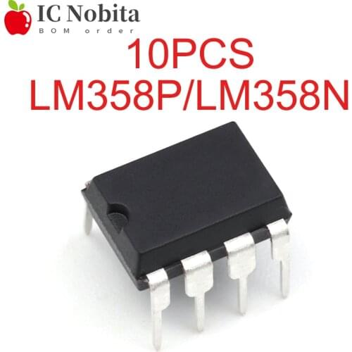 10PCS LM358P LM358 LM358N DIP-8 Low Power Dual Operational Amplifier New