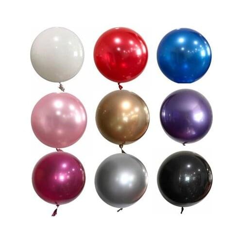 20pcs 18inch Metal Bobo Balloon Gold silver Round Bubble balloons Birthday Party Helium Balloon Decor Wedding Festival supplies