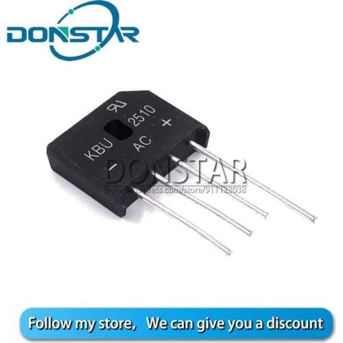5PCS KBU2510 KBU-2510 25A 1000V rectifier bridge diode new