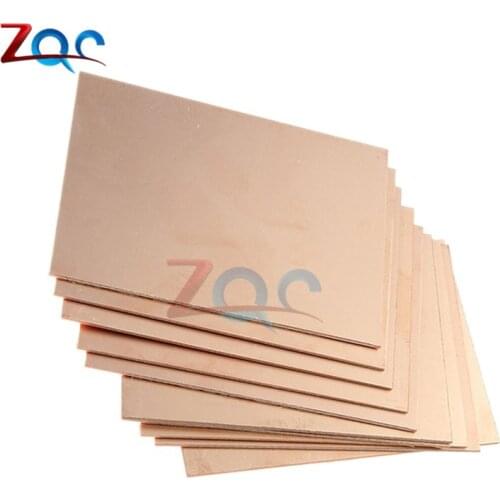 5pcs PCB One-Side Single Side Copper Clad 70x100x1.5mm Single PCB Laminate Board DIY PCB Kit