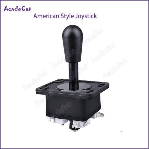 Arcade American HAPP Style 4/8 Way Joystick with Micro-switch Elliptical Handle for Arcade Jamma DIY Parts
