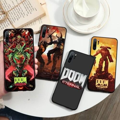 Doom eternal game Phone Case For Huawei Honor NOVA inova Y 4 5 6 7 8 9 A C E X I v 20 30 s p II pro PLAY lite Cover Funda Shell