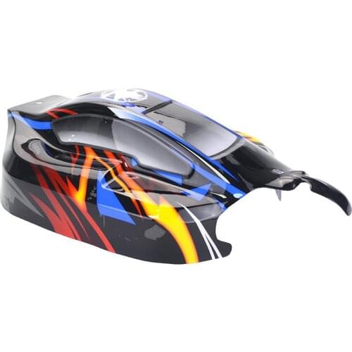 RC On-road Car PVC Shell Body Cover for 1/8 ZD Racing 8459 RC Racing Car Accessories Parts Black/Red