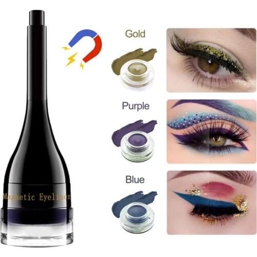 Color Magnetic Eyeliner Magnet False Eyelashes Eyeliner For Halloween Holiday Party Supply New