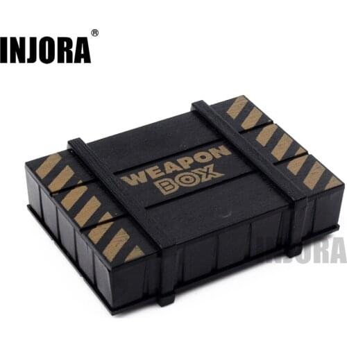 RC Rock Crawler 1:10 Decor Accessories Plastic Weapon Box for Axial SCX10 Tamiya CC01 Traxxas TRX-4 D90 D110 RC Car Truck