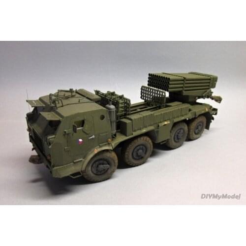 DIYMyModeI Czech rm70 122mm rocket DIY Handcraft Paper Model KIT Handmade Toy Puzzles Gift Movie props RU(Origin)