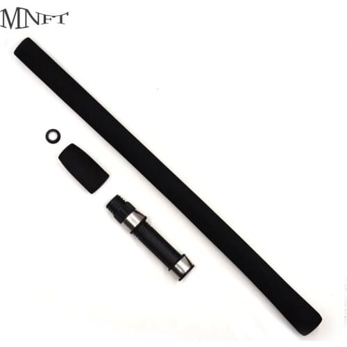 MNFT Long EVA Fishing Rod Handle Grip with Reel Seat DIY Straight EVA Handle Fishing Stick Pole Grip Rod Repair Refit Component