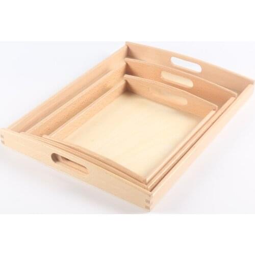 Montessori Toys For 3 Year Olds Practical Montessori Tray Set Learning Educational Toys for Kids Juguetes Brinquedos MI2744H