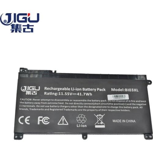JIGU 11.55V Laptop Battery 843537-421 BI03XL 843537-541 For HP For Stream 14-AX027CL 14-ax030ng 14-AX030NZ 14-AX040CA 14-ax000