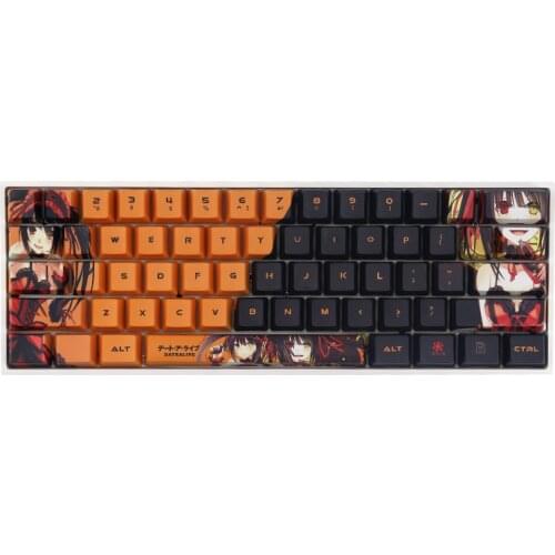 PBT Keycaps Dye Sub OEM Profile Anime Personalized Keycap For Cherry MX Switch 61/87/104/108 Mechanical Keyboard