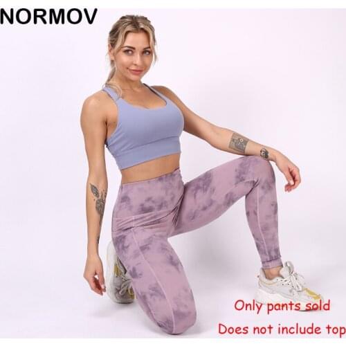NORMOV 2021 New Womens High Waist Seamless Yoga Pants Jogging Sports Women Gym Leggings For Fitness Running Sweatpants Pants