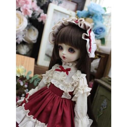 Beautiful Kawaii Doll Dress 1/4 1/3 1/6 BJD Clothes for Msd/Mdd/Minifee/Iplehouse Eid/Sid/Jid Girl/Smart Doll/DD/Dollshe/AE/SD16