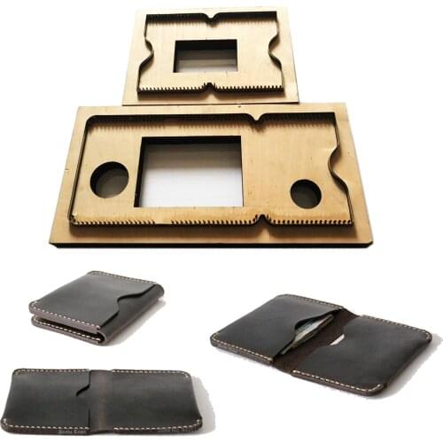 NewJapan Steel Blade 3pcs/set mould DIY leather card holder bag set hand punch tool knife mould wooden die Leathercraft Tool set