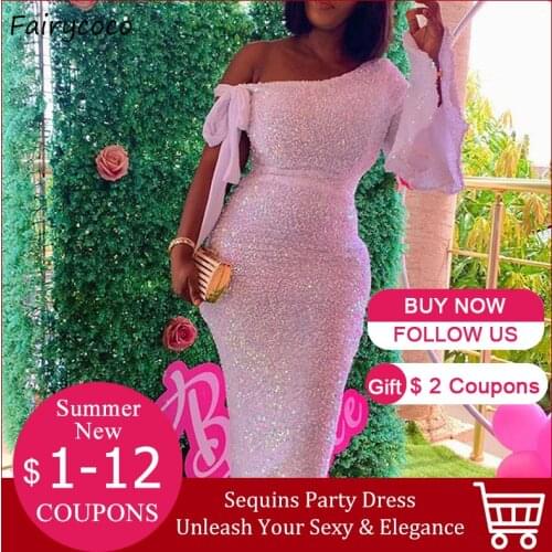 Sweet Sequins Party Dress Pink Sexy Evening Midi Dresses Women Summer Elegant Slim Vestidos Fashion Lady Bodycon 2021 Plus Size