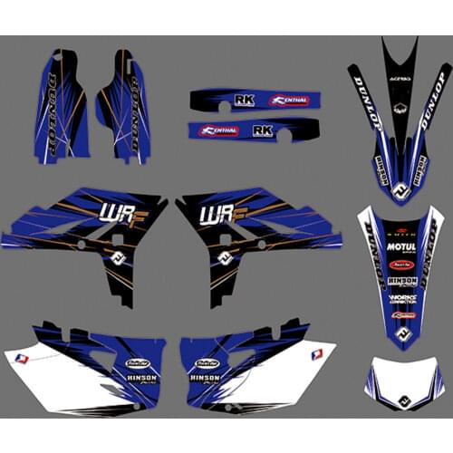 3M Full set of Stickers Kits Free Customized Motorcycle Team Graphics Decals For Yamaha WR450F WRF450 2012 2013 2014 2015 450WRF