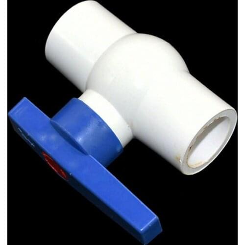 Poultry farming supplies 25mm PVC Ball Valve Coupler Adapter Water Connector For Garden Irrigation System 1pcs