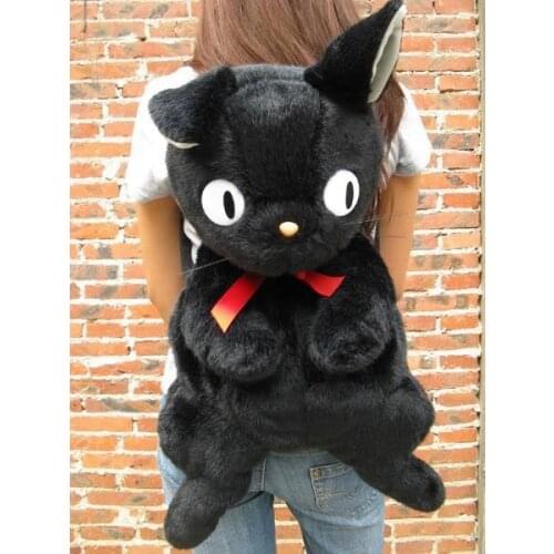 Rare Original Miyazaki Hayao Kikis Delivery Service Kiki Black Cat Bag Stuffed Animal Doll Plush Toy Girl Birthday Gift